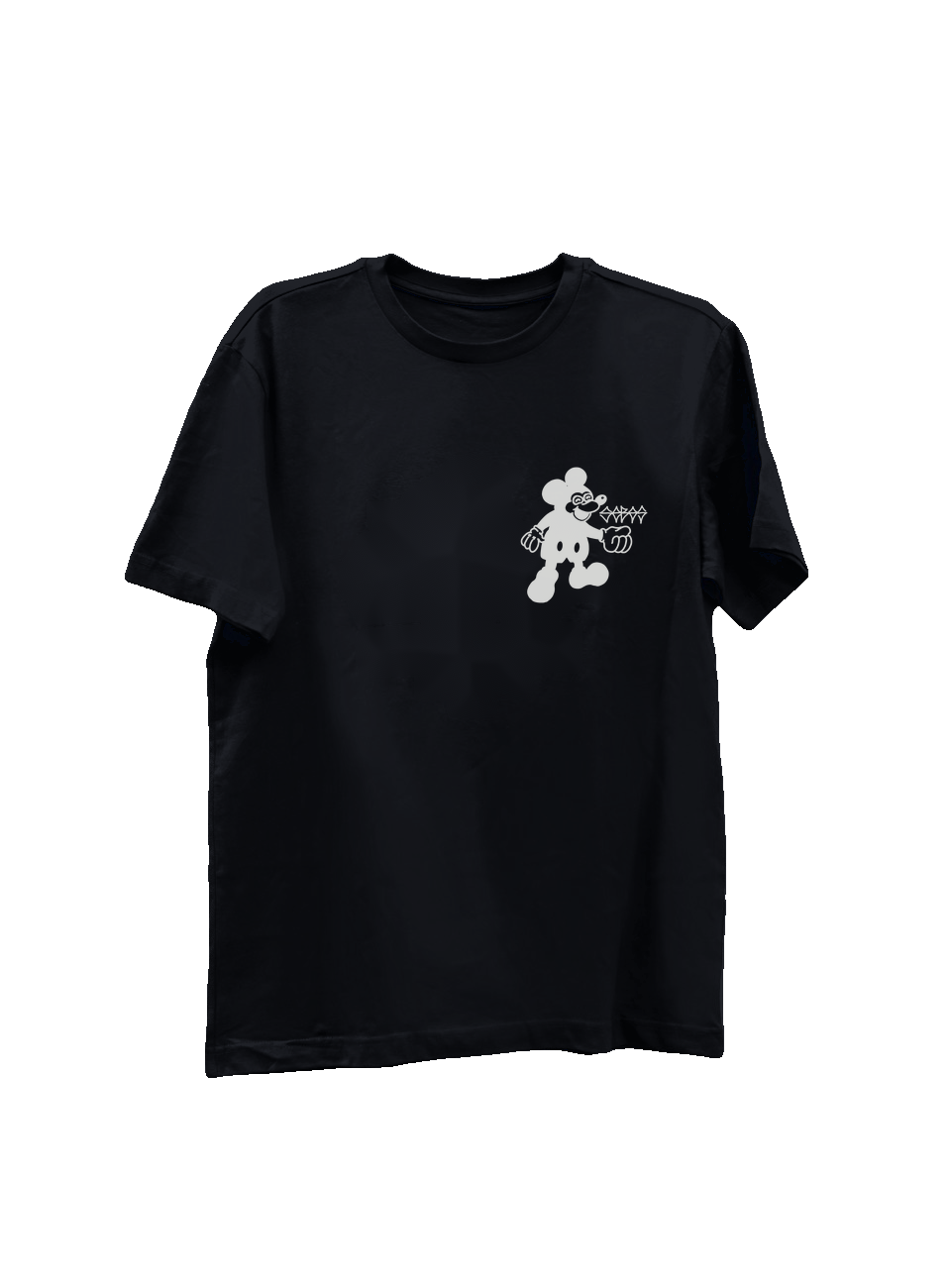 HandLove Mickey Alone Tee, variante Negra