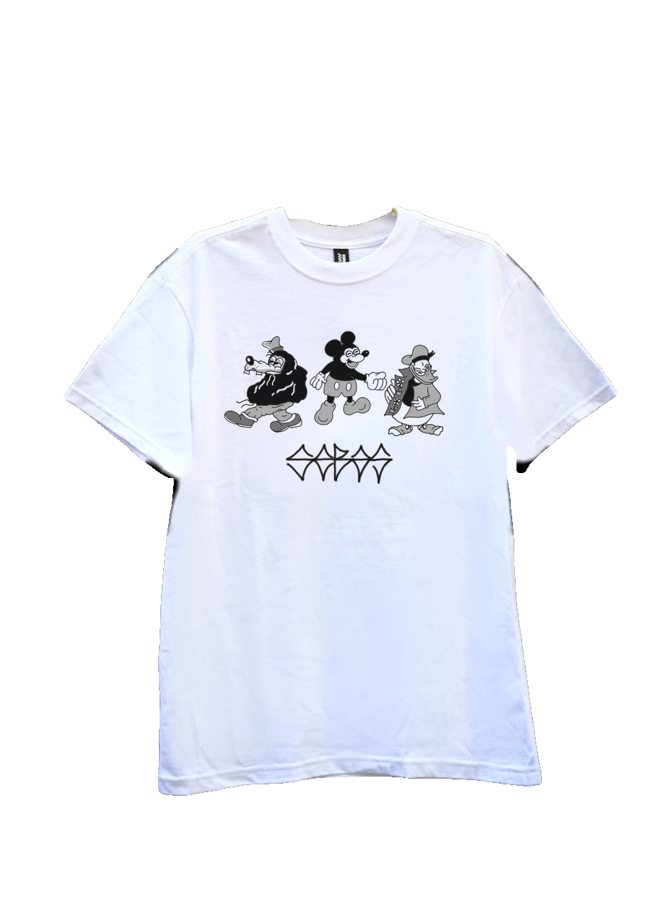 HandLove Mickey Center Tee Blanca